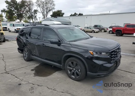 2025 Honda Pilot Sport из США, поврежденный, VIN 5FNYG2H3XSB023380